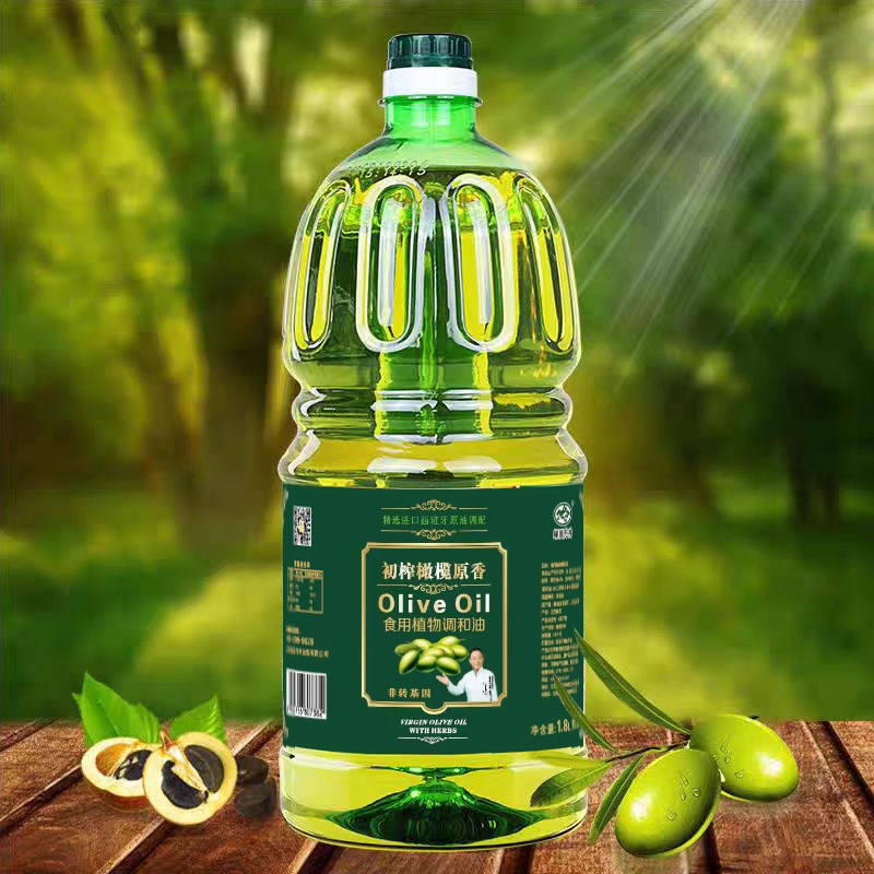 尊龙时凯 初榨橄榄原香食用植物协调油 1.8L