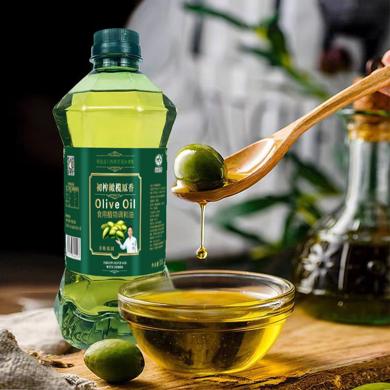 尊龙时凯 初榨橄榄原香食用植物协调油 1.8L