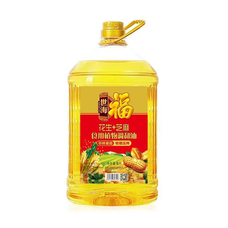 世海福 花生+芝麻食用植物协调油 5L