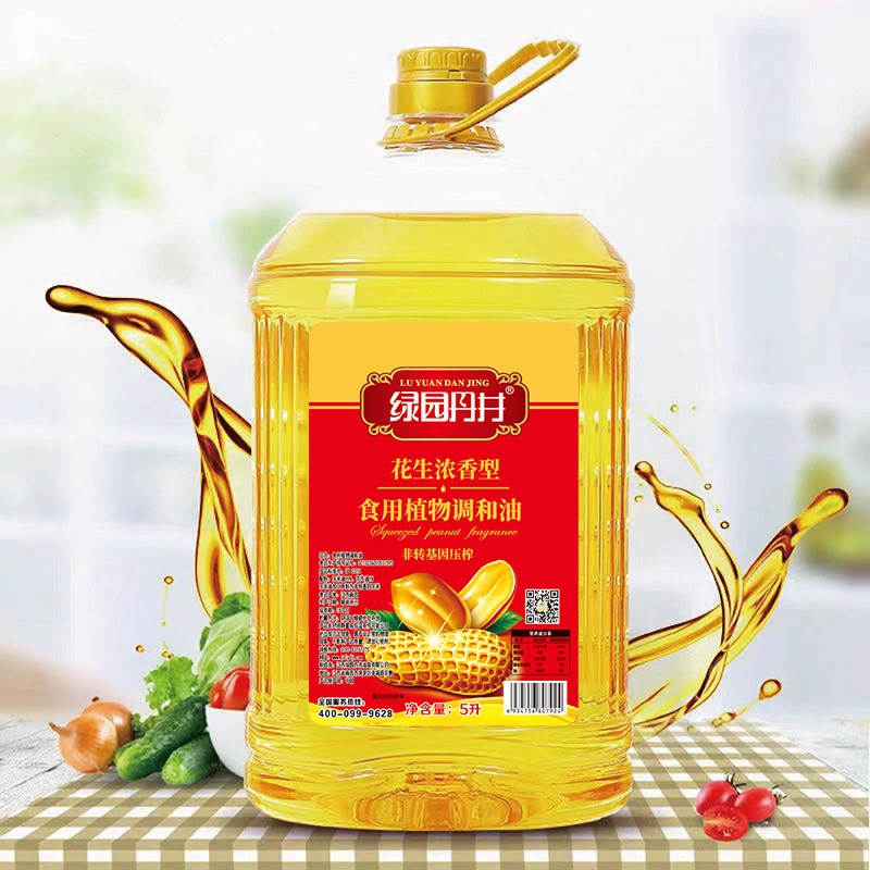 尊龙时凯 花生浓香型 食用植物协调油 非转基因压榨 5L
